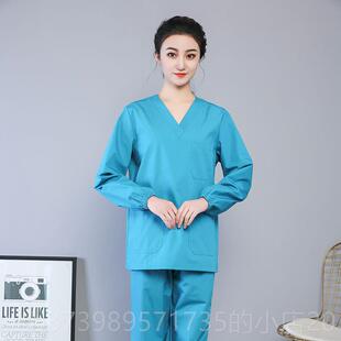 正品 隔离衣短术室女手ICU妇产科医院工作 南丁格尔纯棉洗刷手衣袖