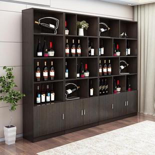 货架置物架落地多层收纳架组合带门超市烟酒店展示柜商品陈列架子