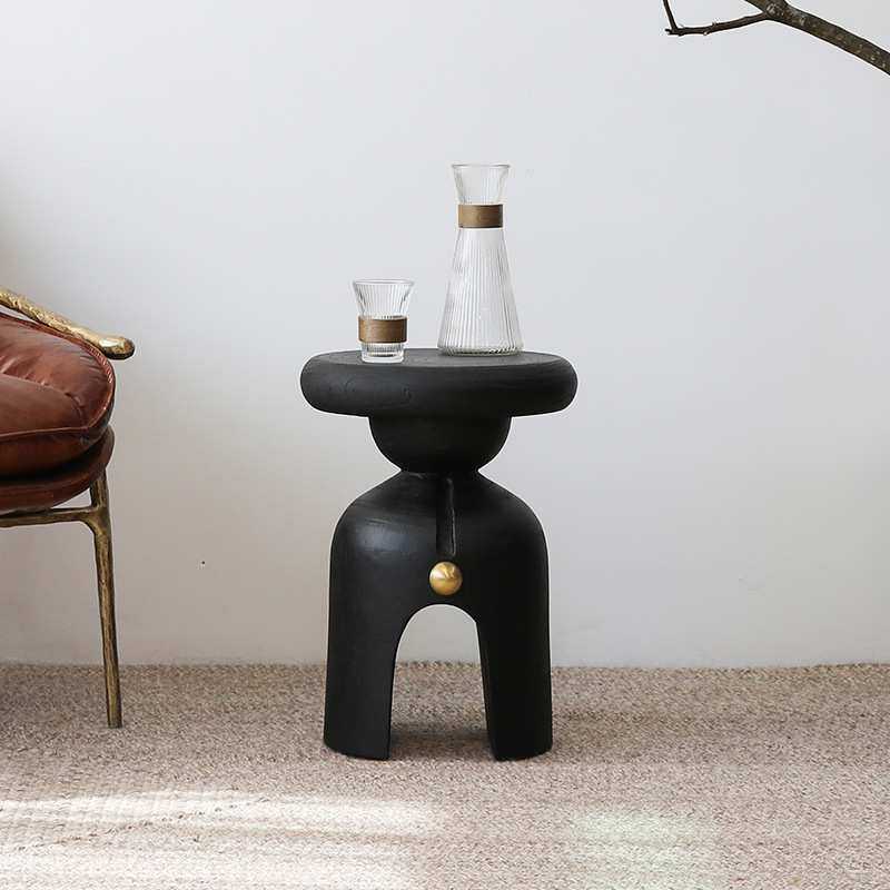 侘界胖墩矮凳边几日式侘寂风实木圆墩原木墩子客厅置物角几换鞋凳,3C数码配件,摄像机配件,淘宝优惠券,粉丝福利购,淘宝优惠卷