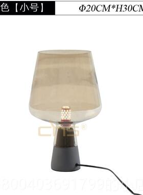高档Leimu Tble La杯mp蕾姆台灯蘑菇酒a灯简约床现代玻璃装饰头灯