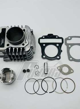 供应新大洲飘悦110 KWB威武WAVE110 套缸KO3气缸体活塞环套件