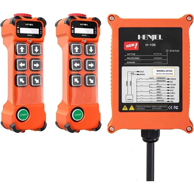 12V 24V 36V Wireless Crane Remote Control Industrial Hoist O