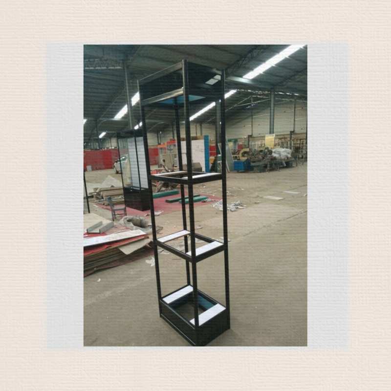 临沂钛合金汽车用品展示柜轮毂展示架陈列柜展柜商店货柜活动展会