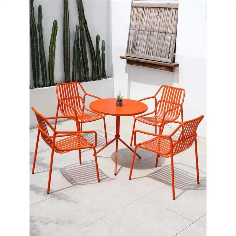 北欧简约休闲花园别墅户外沙发桌椅铁艺庭院防水轻奢阳台茶几现代,3C数码配件,摄像机配件,淘宝优惠券,粉丝福利购,淘宝优惠卷