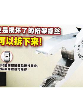 原装三山牌剪钳 3.PEAKS 剪钳 DS-175TZ四角形桁架螺丝钳