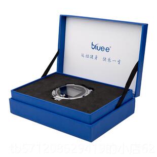 新款BLUE裁判千分电子秒表时器2E000道防计雨淋夜光运动健身跑表/