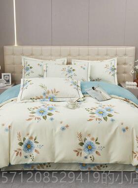 新款结婚大红色婚庆件组1床.8m2.0m床双人喜庆床品被套单式床上用