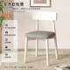 新款 北欧木客椅子餐椅家用网红靠背子简约茶凳椅厅实餐厅胡桃色餐
