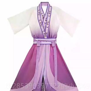 新款新式儿童古风表演服儿服装童古典舞蹴鞠中舞服装表演装汉代