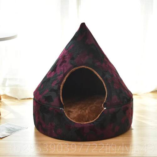 新款猫窝冬保暖猫狗咪床封闭式宠猫屋房子别墅窝网红物用品四季季