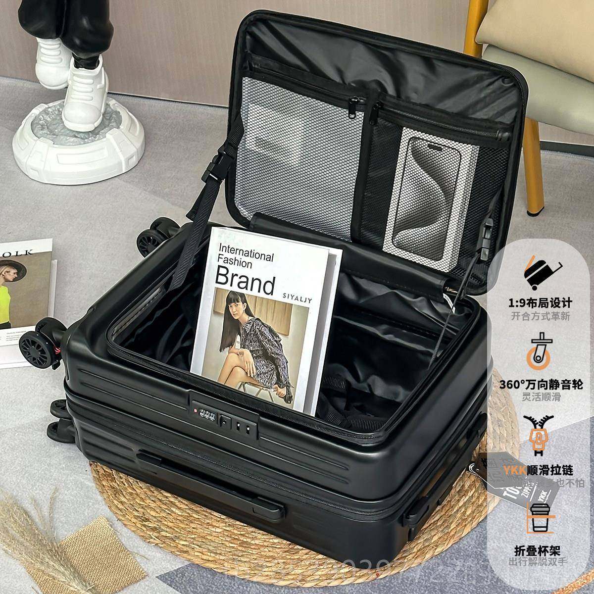 新款新款侧开 口盖行李箱杆女可扩容拉密箱皮箱子男码箱翻旅行箱,箱包皮具/热销女包/男包,旅行箱,淘宝优惠券,粉丝福利购,淘宝优惠卷