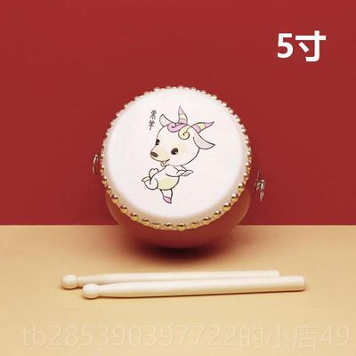 新款羊皮堂鼓肖皮鼓儿童玩鼓具鼓小鼓生腰铜鼓幼儿园奥尔夫牛打击