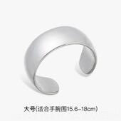 新款 SUROV素觉手镯计女简约大D气小设轻奢精致冷门时髦足银众纯银