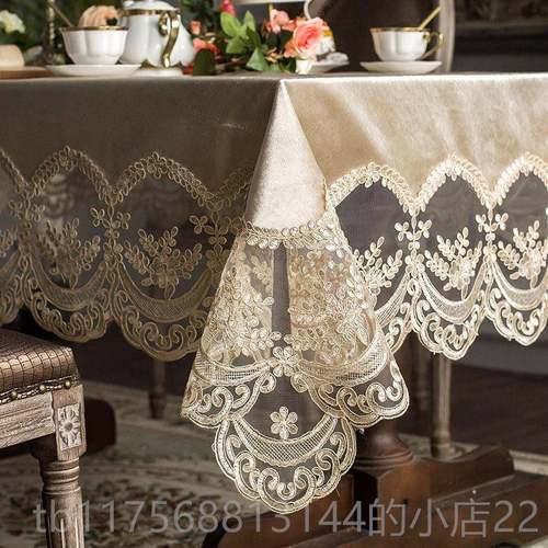 正品蕾欧式丝桌布艺长方形家用桌布i布ns茶餐几台布北欧餐桌椅子