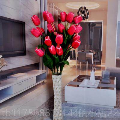 正品大4头仿郁饰金香绢花假客花厅真落地插花室内装花艺塑料干花,鲜花速递/花卉仿真/绿植园艺,仿真花,淘宝优惠券,粉丝福利购,淘宝优惠卷