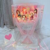 正品 Els生a公Elsa花束冷冻娃娃日女孩567810主圣诞礼物10岁 孩给