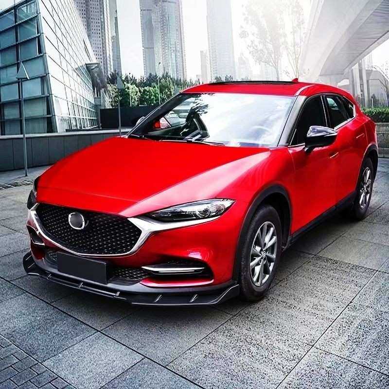 适用16-21款马自达CX-4前铲前唇改装件保险杠防撞大小全包围配件