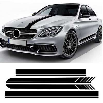 适用于奔驰C级 W205 C63 C43 C205 A205 S205 AMG全车贴贴纸A118