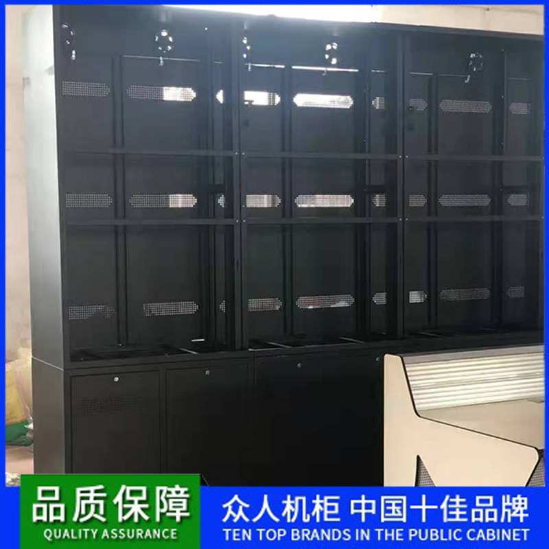 广州厂家直供监控电视墙 焊接拼装监控墙机柜 液晶屏幕墙拼接屏