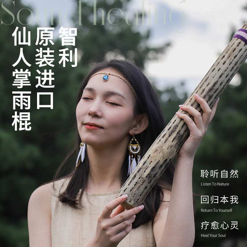 雨棍智利仙人掌雨棒雨声器雨声筒民族乐器代发rain sticks