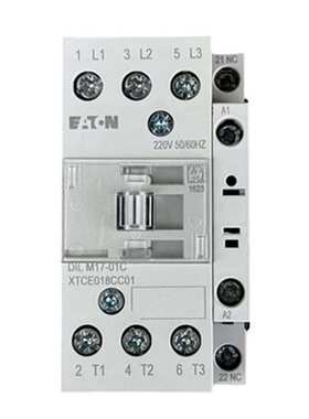 EATON/ 穆勒 DILM17-01C-GK(220V50/60Hz)接触器XTCE018CC01