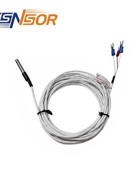 ZYSNSOR温度传感器-50-250度 6MM 出线5米TPFE PT100 管长50MM