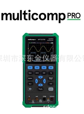 MULTICOMP PRO?MP720856 100MHz,2 通道示波器500 MSPS MP720857