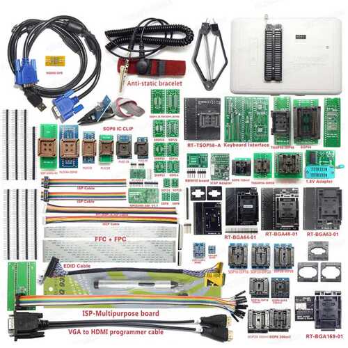 Original RT809H Universal Programmer with 58 adapter IFIX