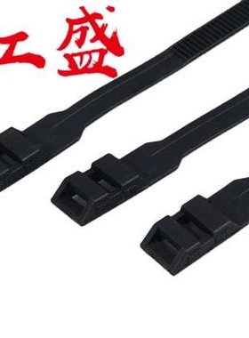 DL-265N12BK黑色红盛塑料-双锁式扎线带 100根/包