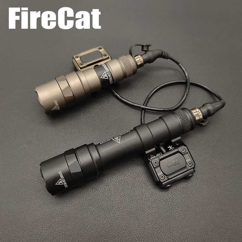 M300B/M600B手电筒LED强光照明长亮点亮双功能鼠尾开关组合套装