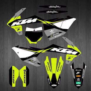 越野摩托贴纸适配KTM 16-18SX-F 17-19EXC 克维思K16 贴花 贴膜RK