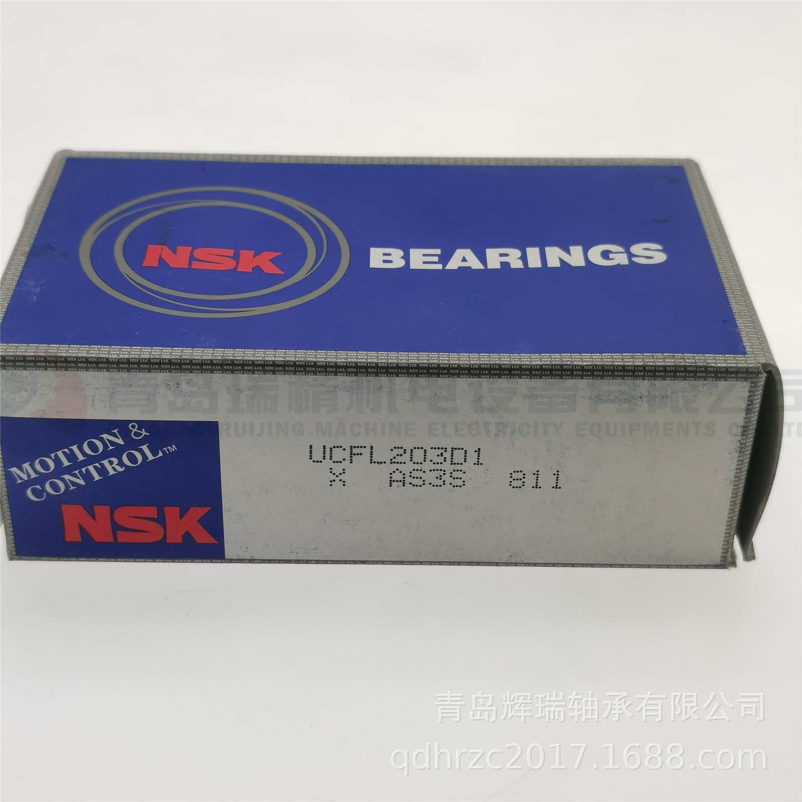 N-S-K 菱形带座轴承单元 UCFL203D1 = UC203 + FL204