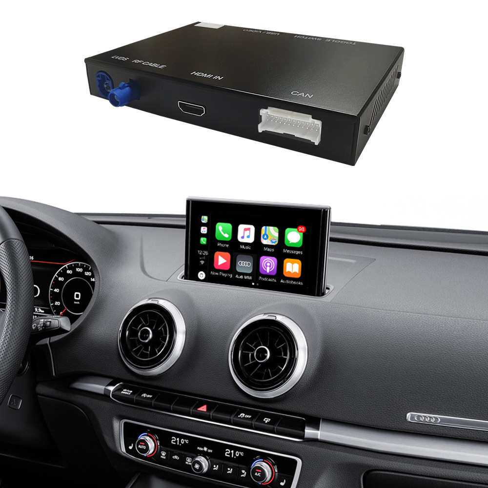 路拓 车机互联无线CarPlay适用奥迪A3 2013-2018年解码器模块