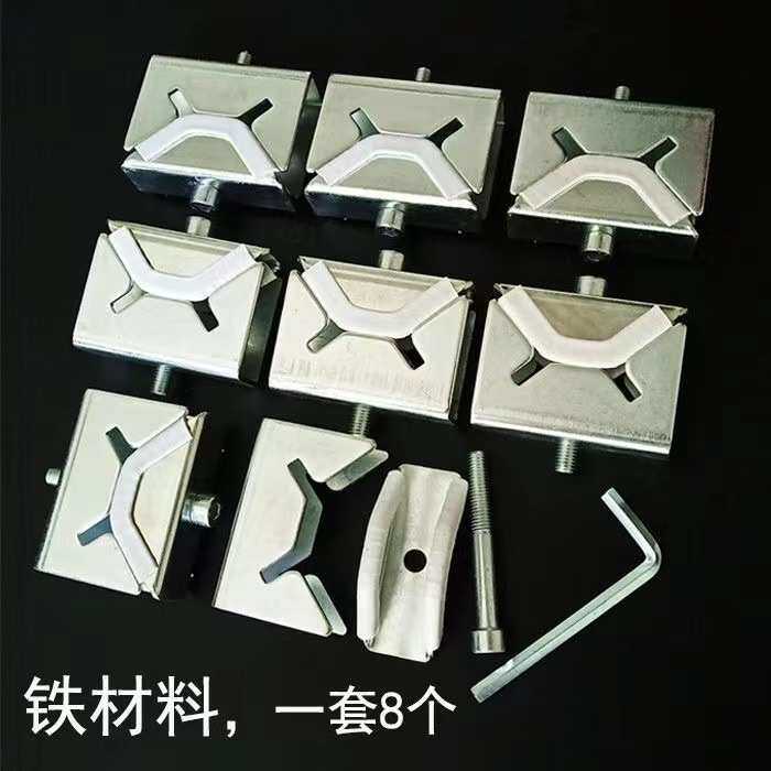 防盗门固定神器固定器金属安装支架展示样品四门推广连接件夹室外