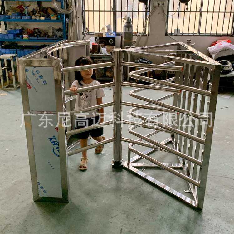 苏州儿童乐园单向不锈钢旋转门 超市入口旋转单向门 车站出口转闸