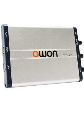 OWON虚拟PC数字示波器VDS1022双通道25M便捷