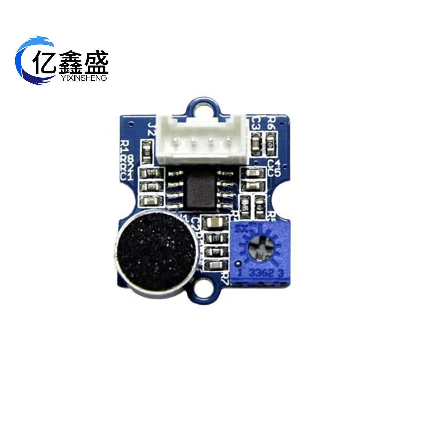 矽递Grove声音传感器驻极体咪头arduino噪音检测模块声控口哨开关