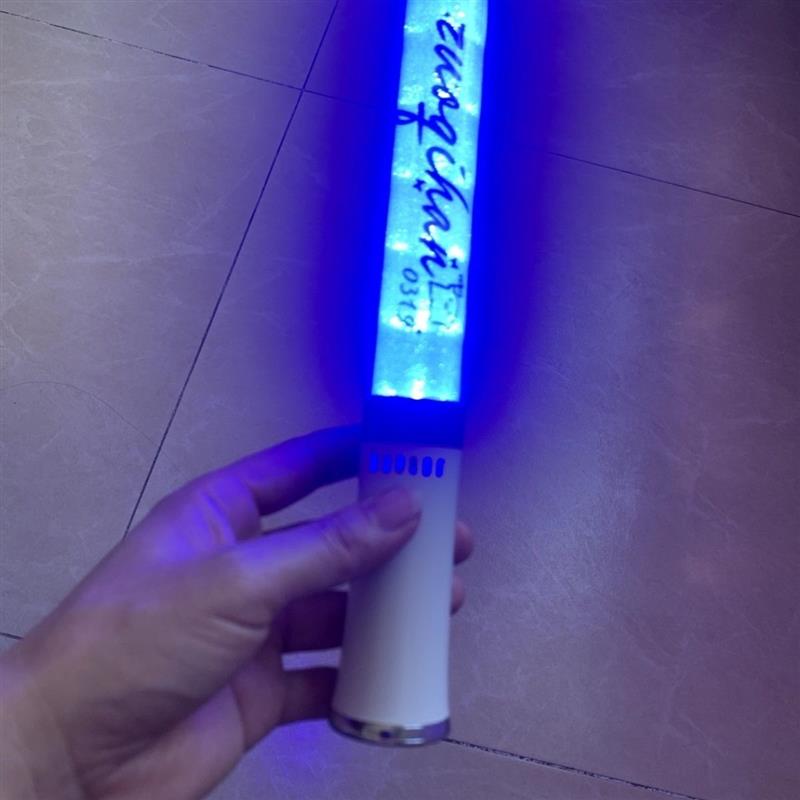 定制手持闪光改棒发光棒气氛左奇函魔改棒wota演唱会应援音乐节