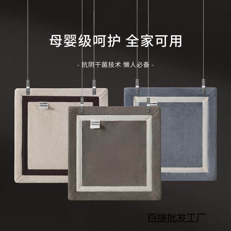 7A高级方巾洗脸家用大人女男加厚擦手小毛巾吸水速干儿童面巾