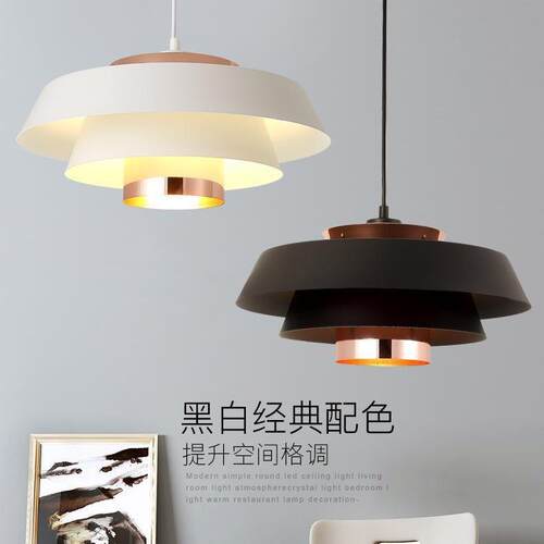 复古铁艺锅盖餐厅吊灯北欧餐厅饭厅吊灯吧台灯火锅店自助餐吊灯