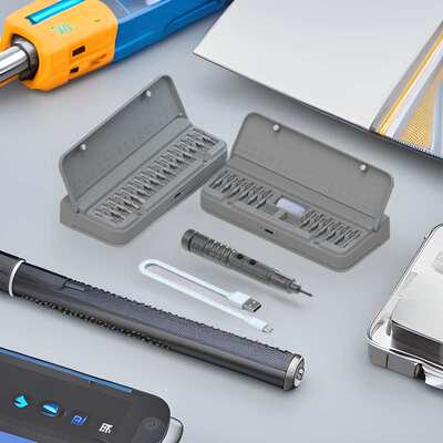 CreationSpace厂家CS0601A迷你电动螺丝刀套装电螺丝刀小型