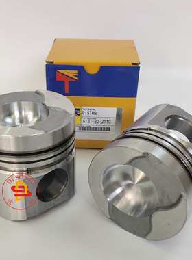 6137-32-2110活塞适用于挖掘机PC200-3/S6D105发动机配件