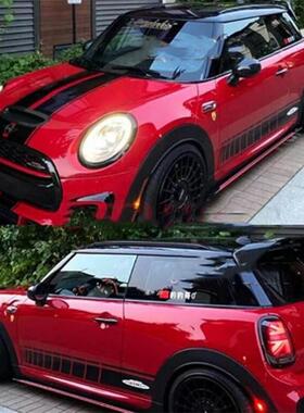 适用于Mini Cooper R56R50F56R60侧裙车头引擎盖车贴贴纸A992