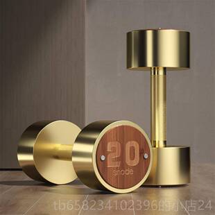 高档斯装诺德电镀哑铃动纯钢钛金防锈男士身家用运套组合5健KG一