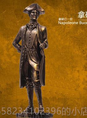 高档复古欧式人物摆件房办书公尼室拿轩诗复古骑士破仑雕塑铠甲勇