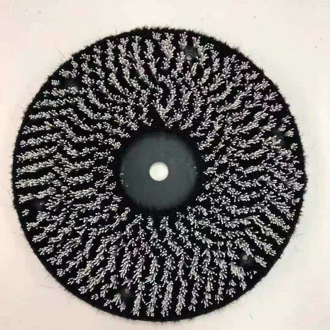扫光猪毛盘手机3D玻璃扫光毛盘刷 玻离光学镜片抛光刷 研磨盘 剑