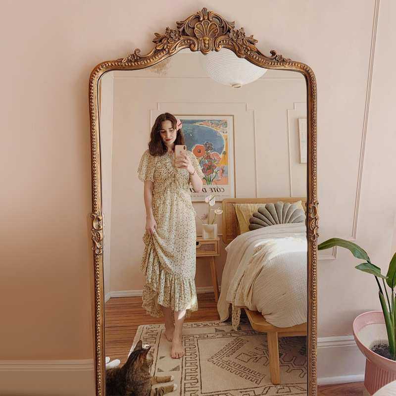 法式复古全身镜挂墙穿衣镜客厅衣帽间家用落地镜欧式大化妆梳妆镜,3C数码配件,摄像机配件,淘宝优惠券,粉丝福利购,淘宝优惠卷