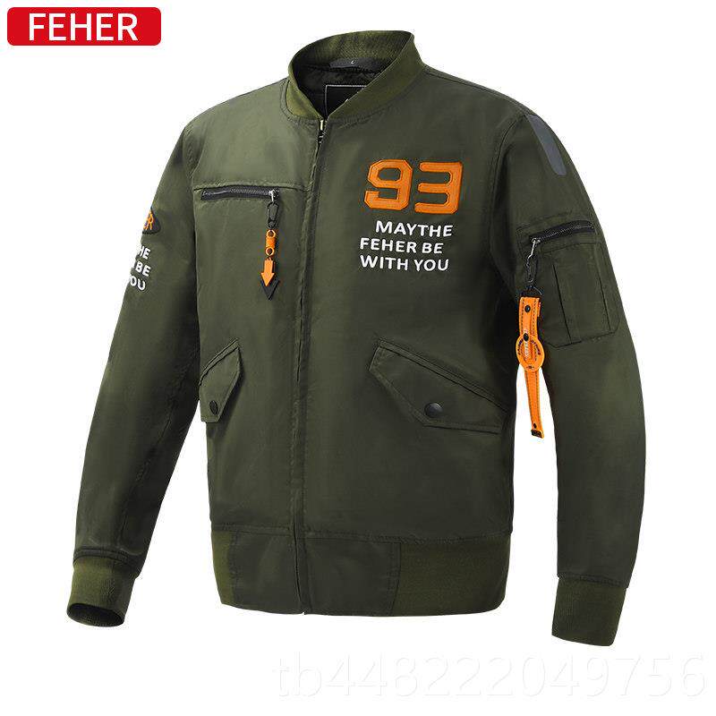 正品eh服er自行车服装男子摩托F车休闲飞行夹克摩车服装女子托全