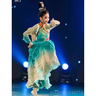 正品儿、演服装表、古典舞双肩包头饰女性童雅致汉唐中式民族舞蹈