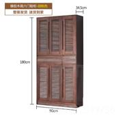 柜实收木家用大容量省空间玄关柜阳台储物柜美逸式 正品 纳家门口鞋